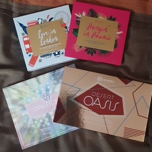 4 BH Cosmetics eyeshadow palette lot oasis +
